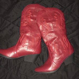 BRAND NEW Red Cowboy Boots